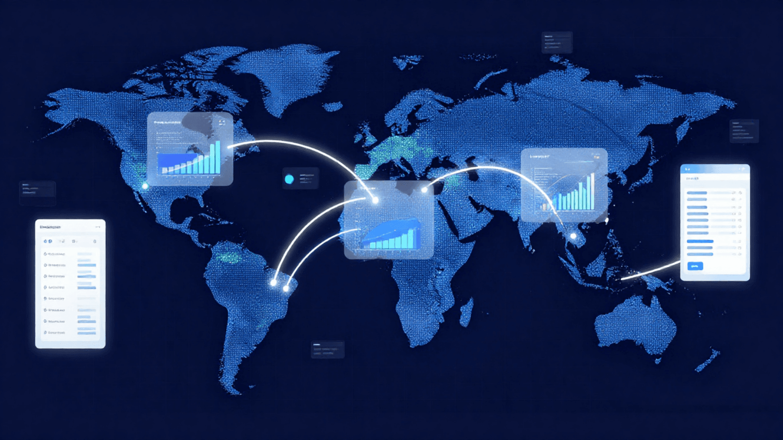 Countries hero with regional intelligence and global coverage panels